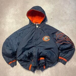 Vintage Chicago Bears Hooded Puffer Jacket